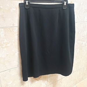 Montage Collection Women's  Black Career Pencil Skirt